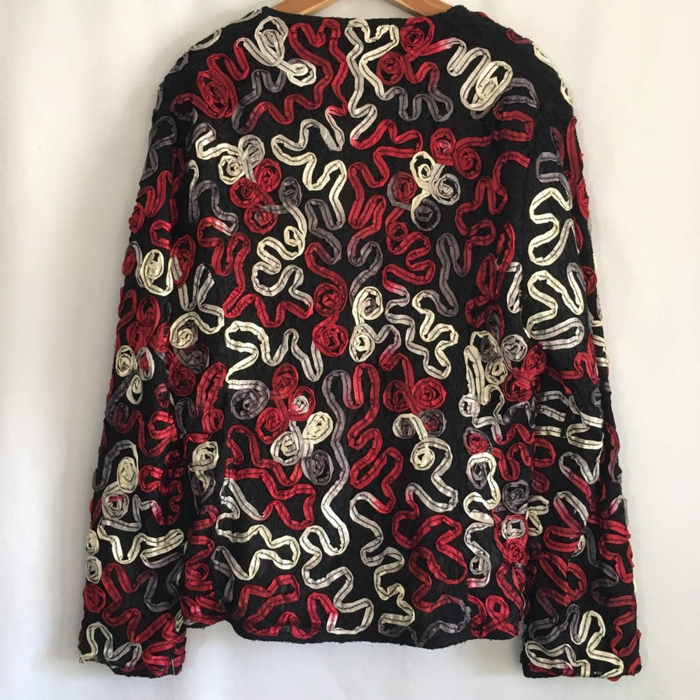 Travel Collection NWT Lace & Ribbon Jacket - Picture 2 of 10